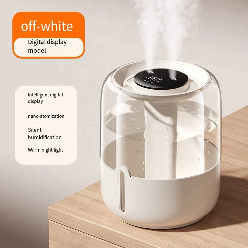 Hogar 6L USB Silent Air Humidifier Double Spray Aromatherapy