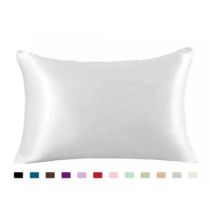 100% Silk Satin Pillowcase - Soft Mulberry Queen Cover