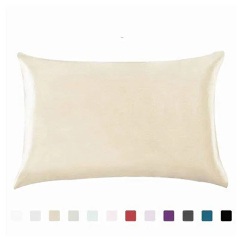 100% Silk Satin Pillowcase - Soft Mulberry Queen Cover