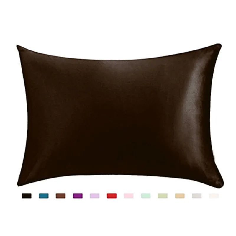 100% Silk Satin Pillowcase - Soft Mulberry Queen Cover